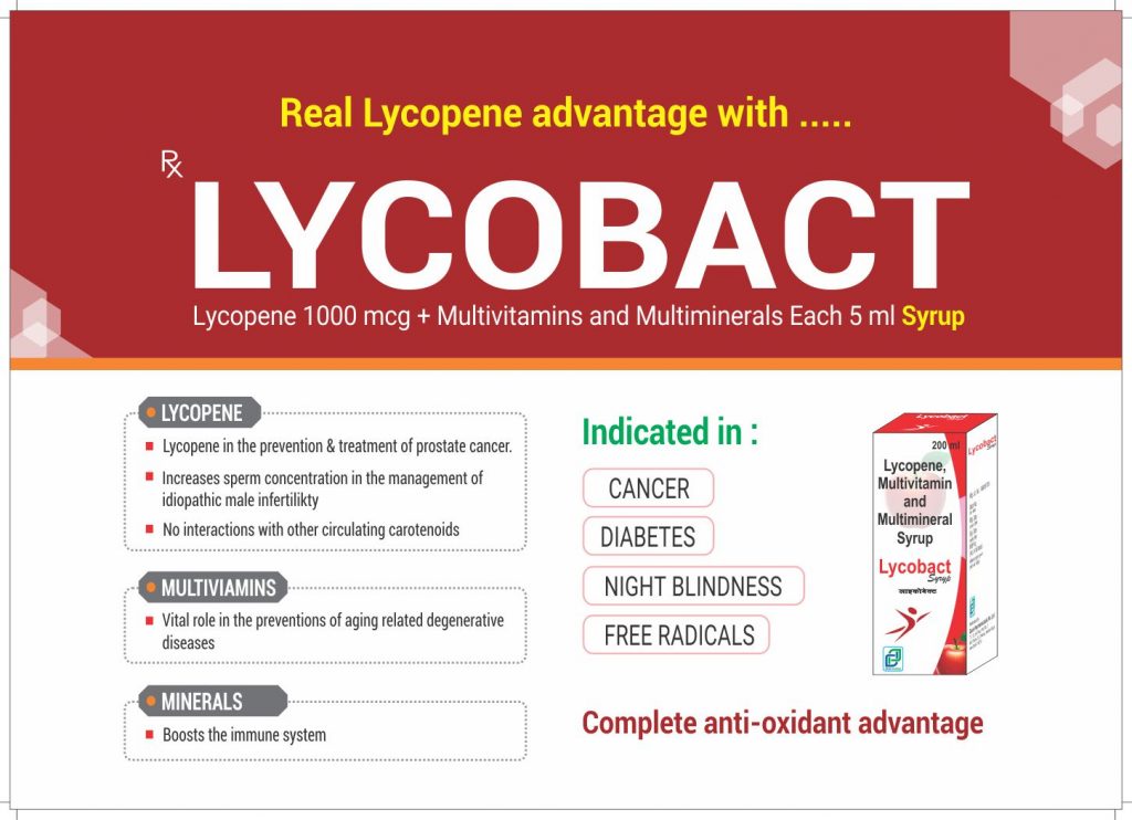 LYCOBACT SYRUP 1*200ML | Daxin Pharma Pvt. Ltd.